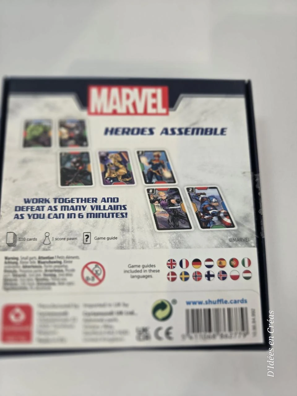 Juego de Cartas Marvel Heroes Assemble en blister Shuffle – photo 2